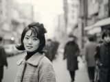 1960年のストリートスナップ　大阪府　茨木市　#ストリートスナップ　#AI美女　　