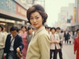 1961年のストリートスナップ　兵庫県　三木市　#ストリートスナップ　#AI美女　　