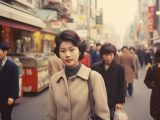 1961年のストリートスナップ　長野県　松本市　#ストリートスナップ　#AI美女　　